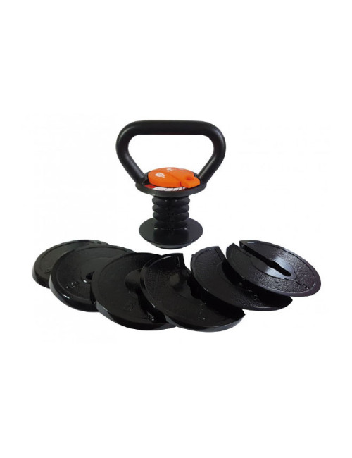Kettlebell à charge variable - 4 à 18 kg