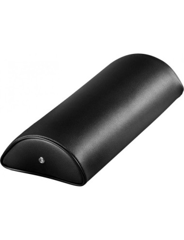 Coussin demi-cylindrique noir 50x30x15cm - Mousse Bultex