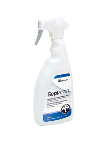 Désinfectant sols et surfaces - Spray 750mL - Alkapharm